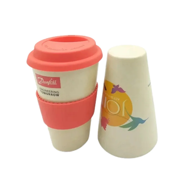 Especial design Eco friendly organic rice husk bamboo fiber coffee cup