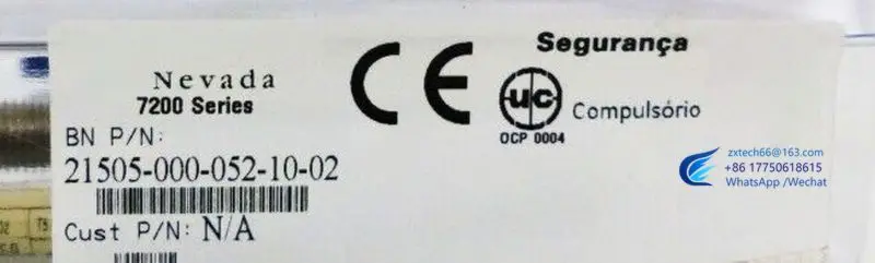 NEVADA 7200 серии 21505-000-052-10-02 215050000521002-неиспользованные OVP-_ 81fffc25