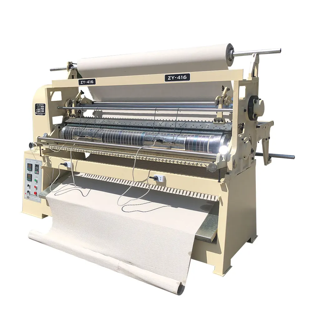 ZY-416 High performance computer controlled clothing curtain textile pleating machine