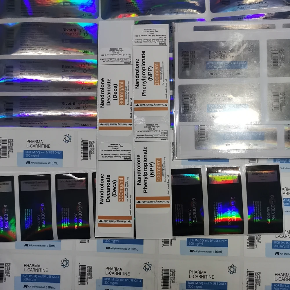 Customize low MOQ private vial label drug labels for medicine bottle packaging labels