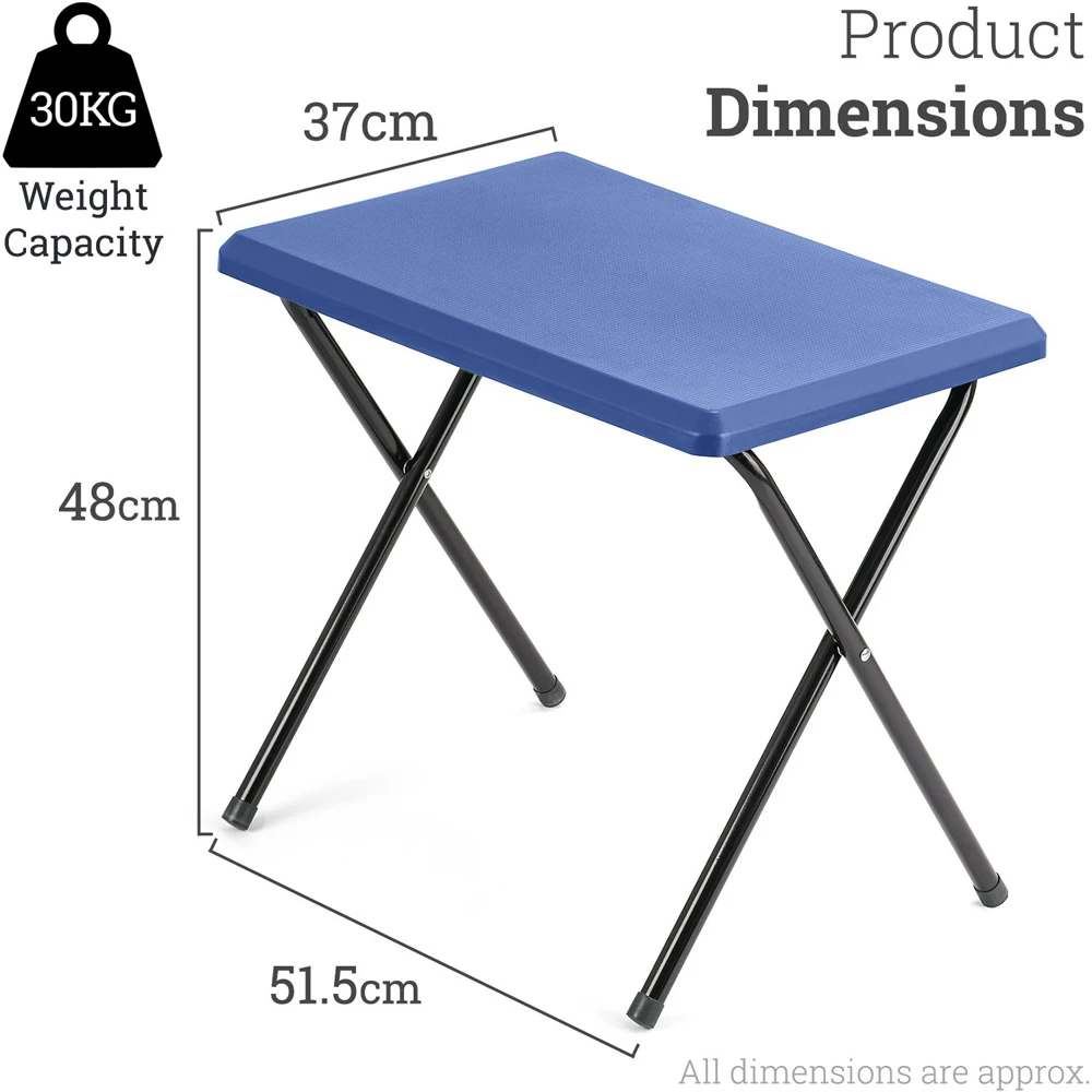 Lightweight Plastic Small Folding Camping Table For Outdoor Picnic Barbecue Beach Garden Caravan