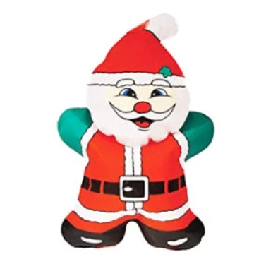 2024 Navidad Supplies Decor Outdoor Christmas Inflatable Decoration Blow Up Santa Claus Playing The Guitar Xmas Holiday Party