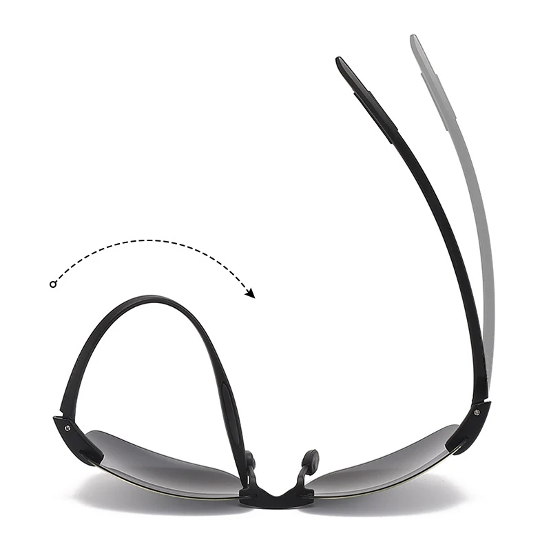 Brand rimless polarized sunglasses ultra light super flexible frame cycling sport sunglasses