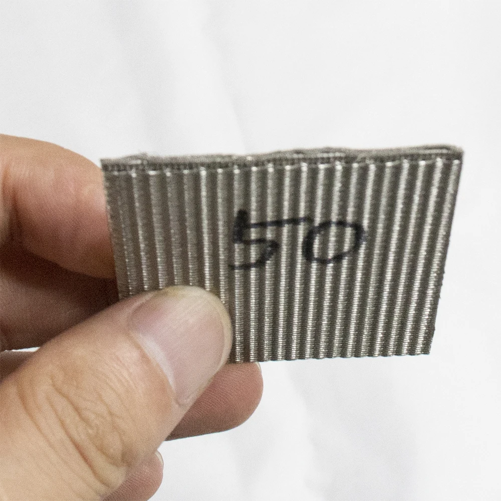 Сетка из нержавеющей стали для фильтра нефтепровода, 50 микрон