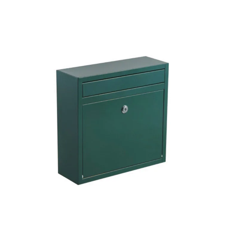 High-end security residential outdoor mailbox large iron mailbox wall-mounted parcel mailbox