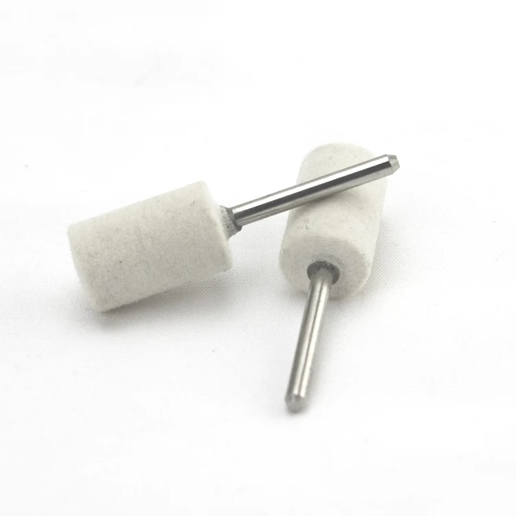 High-grade mirror polishing with handle of wool grinding head