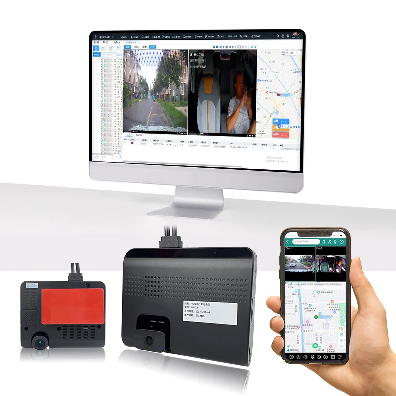 HD Camera 4G Dual Dash Cam 4K Wifi GPS Tracking Device Car MDVR Black Box Video Recorder Dashcam Car DVR Dashcam