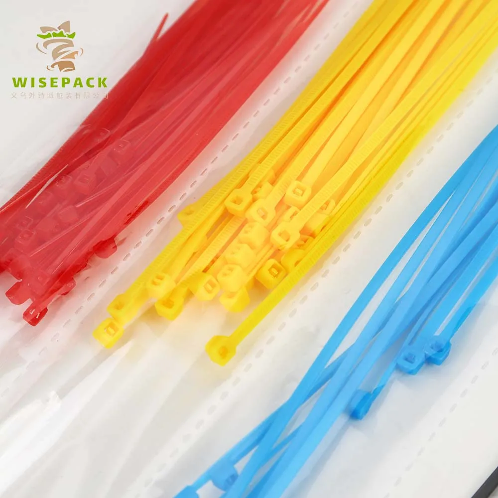 Factory direct selling reusable self-locking nylon cable zip ties with self-locking cable ties plastic cable ties
