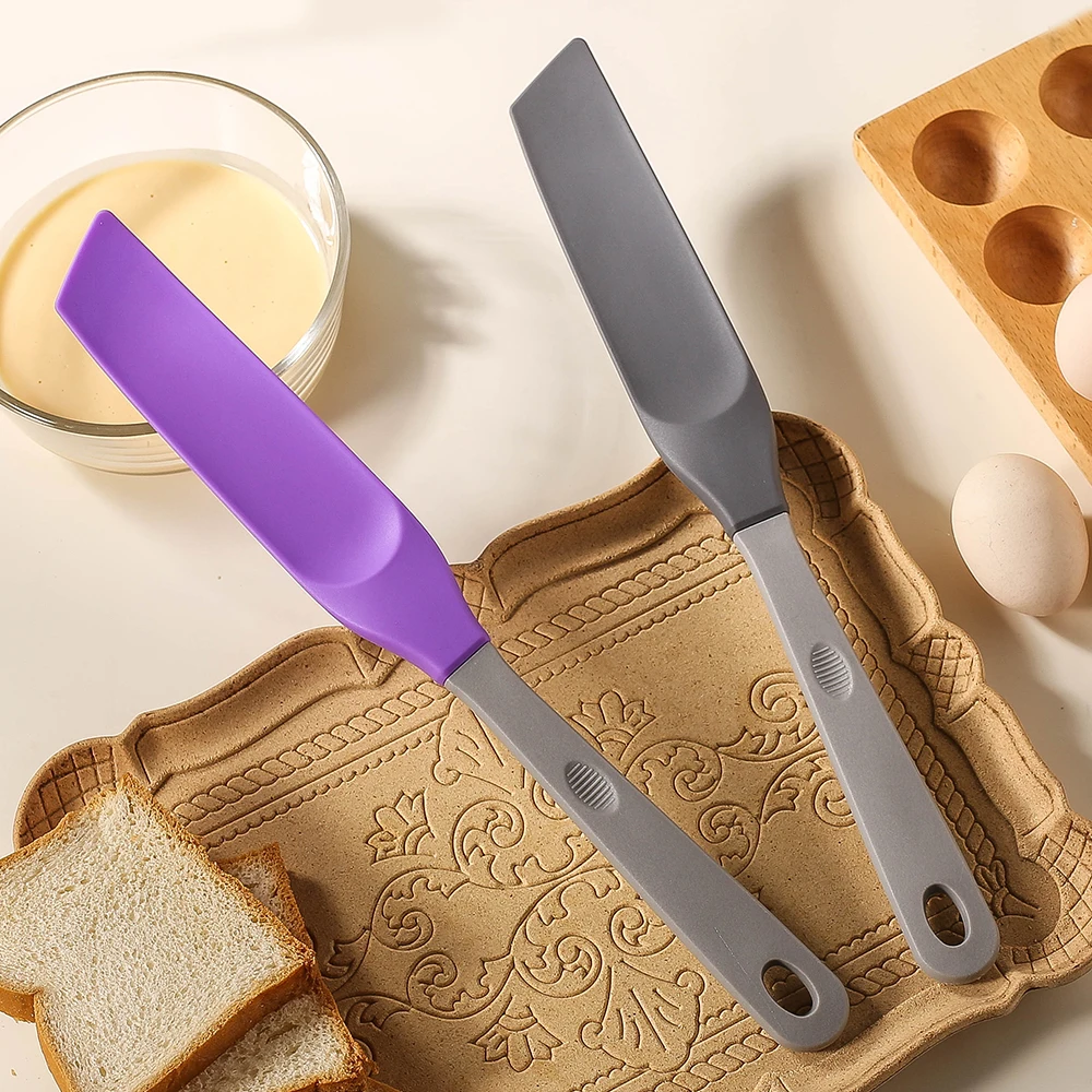 Long Handle Silicone Turner Heat Resistant Kitchen Utensils Egg Steak Fish Frying Shovel Non-stick Mini Silicone Spatula