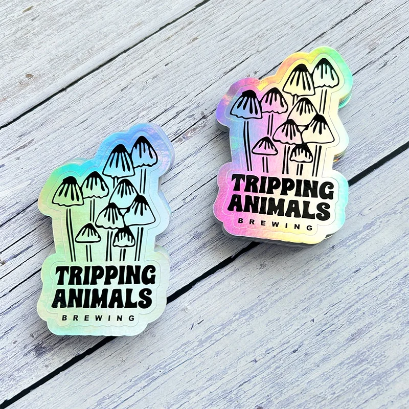Stickers Custom Brand Logo Die Cut Vinyl Adhesive Logo Printing Waterproof Laptop Stickers Cartoon Custom Stickers