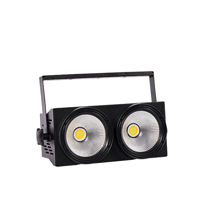 Factory 2023 2 PCS 100W White and Warm White Color 200w Led Cob Blinder Light Disco Stage Light With Dmx control