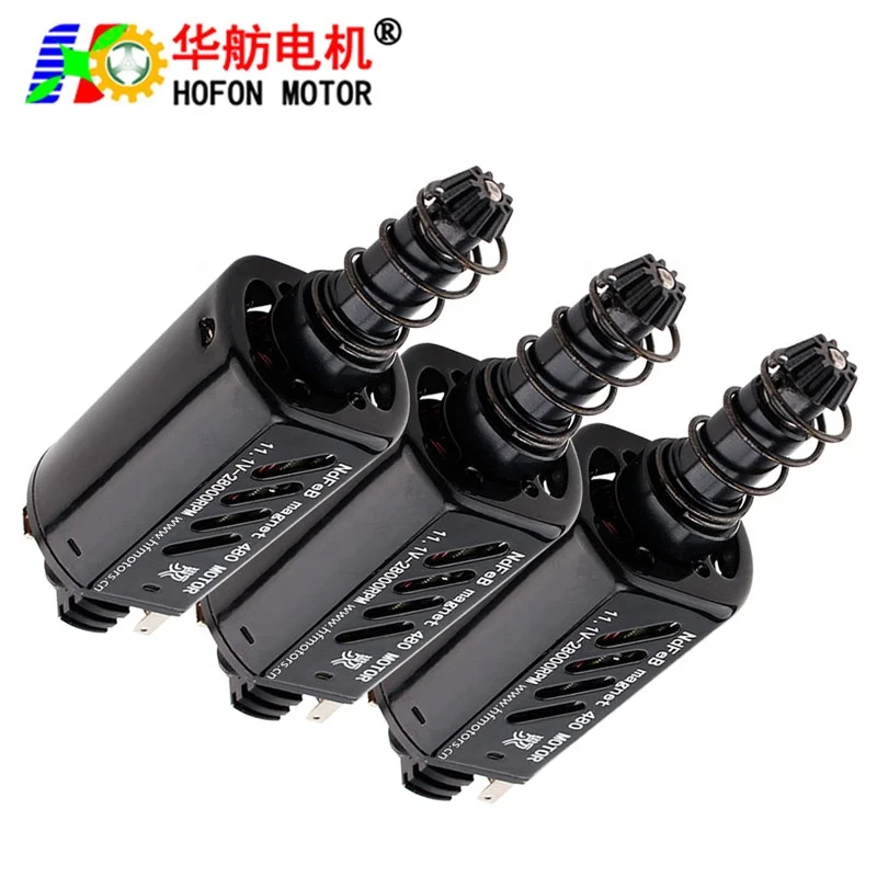 Hofon HF480WHM-7519G Long shaft High Speed 11.1V 28000RPM DC Carbon brush Motor for AEG Gel Blaster Toy Gun