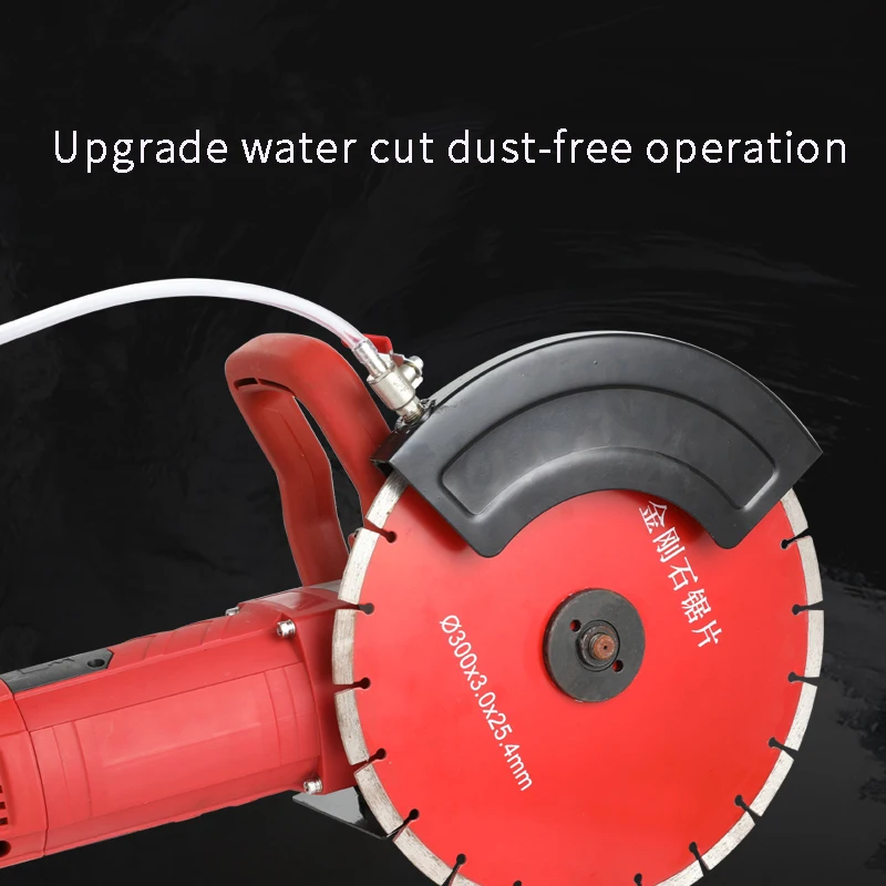  300 mm blade can cut 105 depth Single chip dust-free slotting concrete wall floor stone
