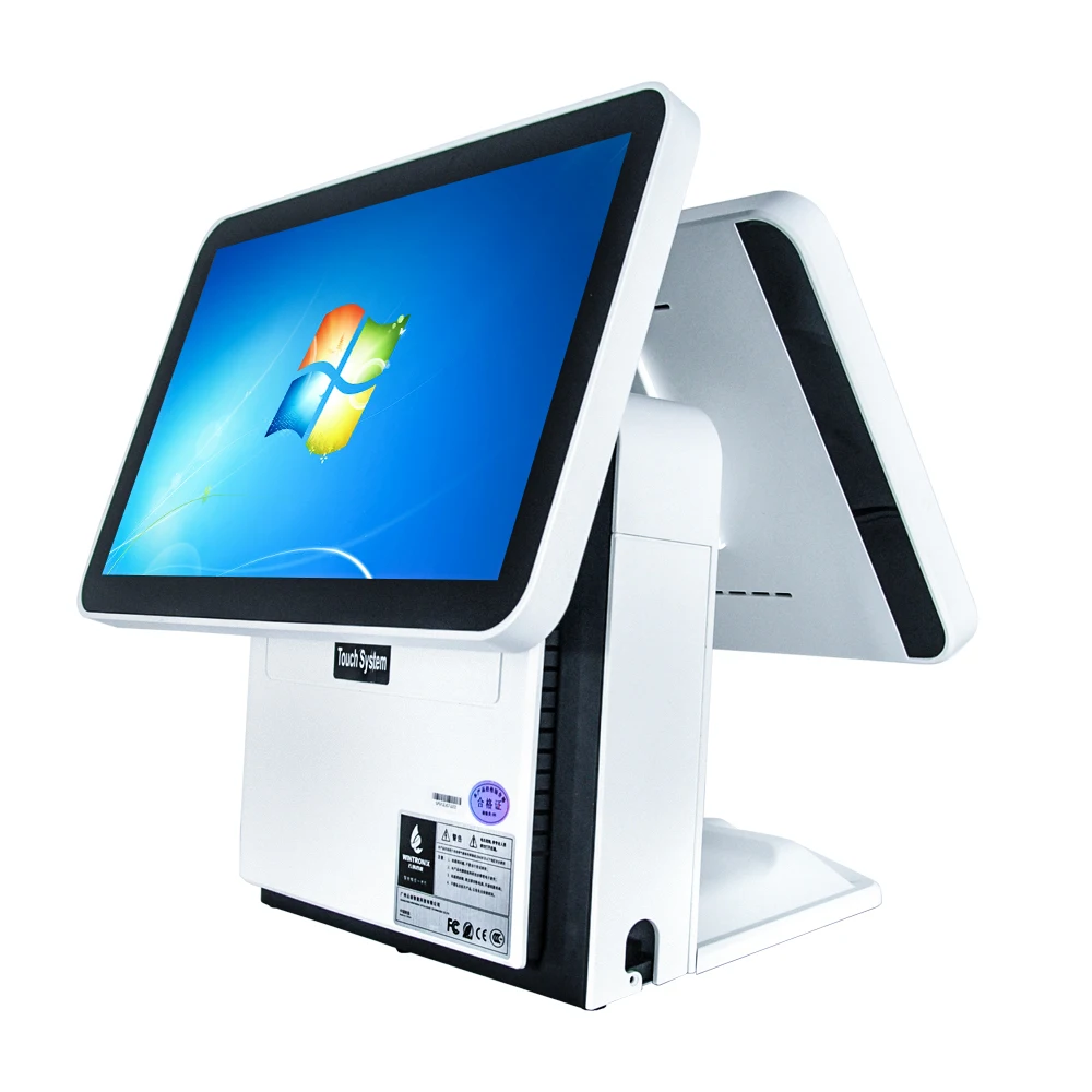 All-in-one Cashier  With 58mm Printer Supermarket Touch Screen Cash Register Pos System