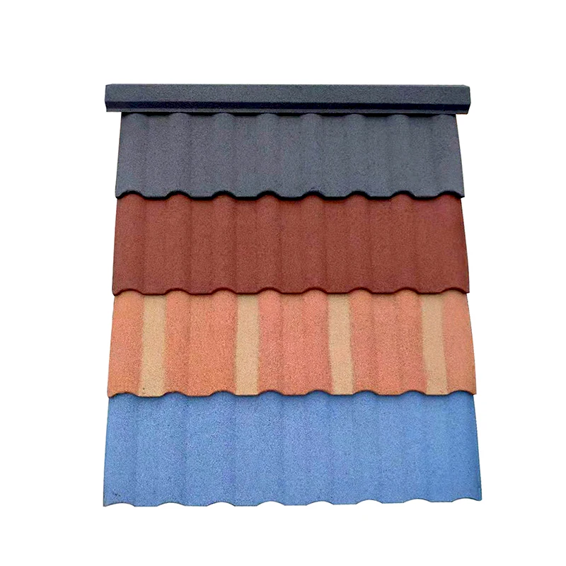 Superior Waterproof Impact Resistance House Sheets Stone Coated Metal Roofing Tiles