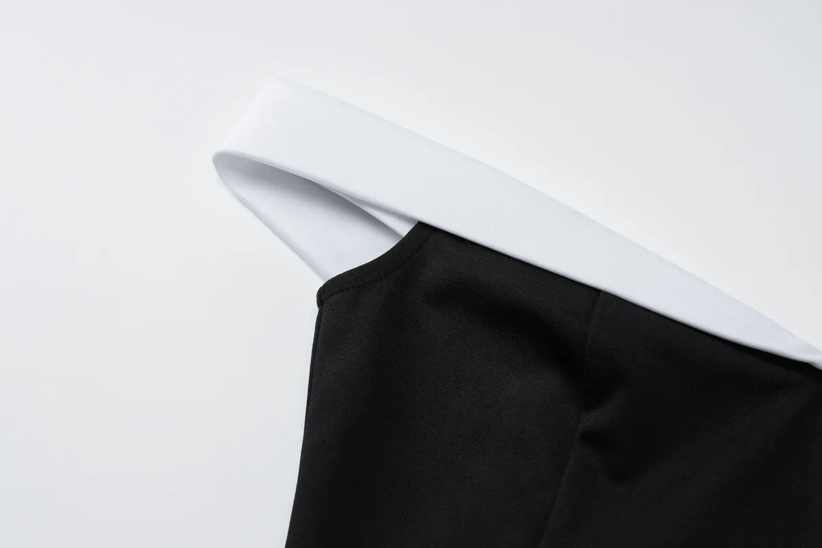 Sexy Dress Black Strapless Dress Off Shoulder Sleeveless Short Party Dresses Wholesale