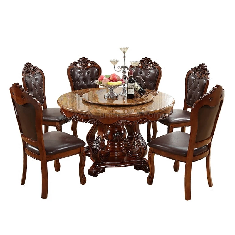 Luxury Dining Room Marble Dining Table Set Modern Wood Dining Table And Chairs For Sale