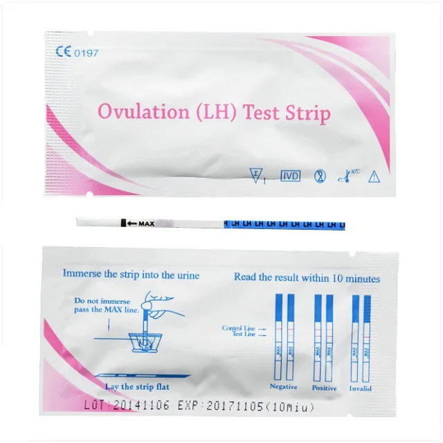 high accuracy ovulation test kit in strip for home