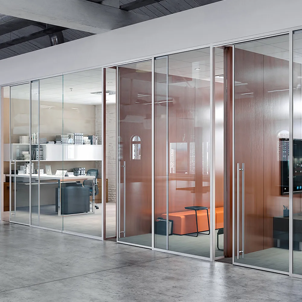 China Suppliers Interior Doors Glass Partitions Wall for Office [egood partition]