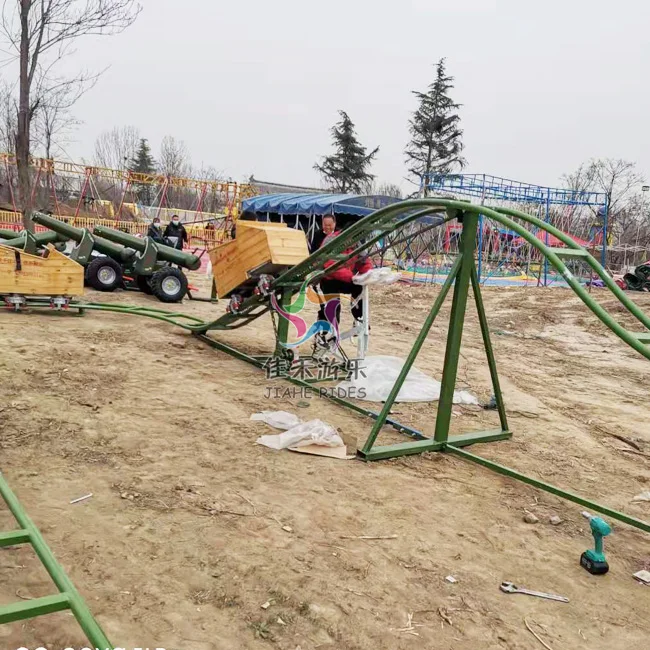 
Mini carnival rides parents powered kid small roller coaster for home 