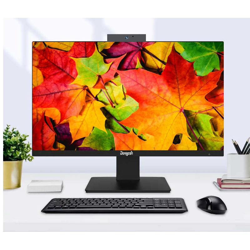 High quality core i3 i5 i7 touch screen all in one pc ssd ddr lift camera office  gaming using all in one pc