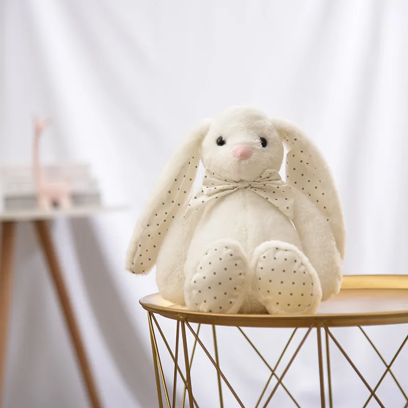 Customized stuffed soft cute bunny rabbit plush rabbit toys for kids soft long ears Easter bunny plush toy