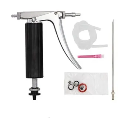 1ml 2ml  metal Stainless Steel K- type veterinary continuous injector vaccine syringe