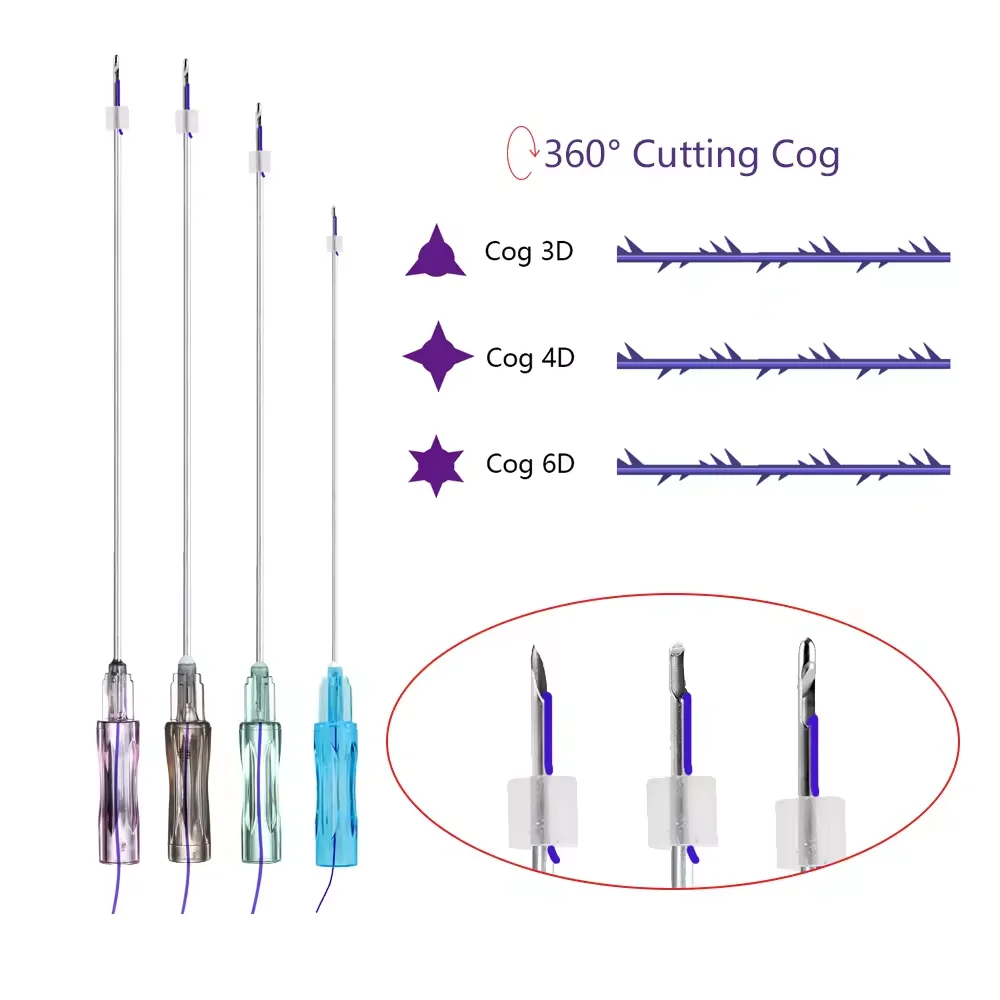 REJEON korean time machine size 60x80 6d cog pdo threads fish bone for facial lift