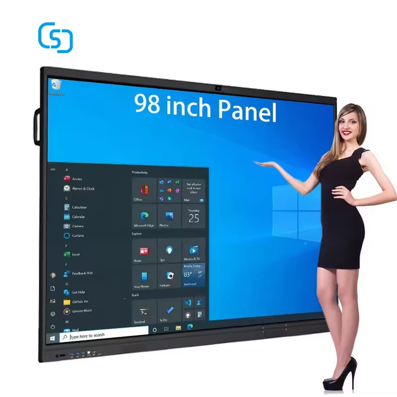 Recommend 55 65 75 85 86 98 110 Inch Pen Finger Touch Flat Panel 4k Lcd Digital Interactive Smart Boards For Schools Teaching
