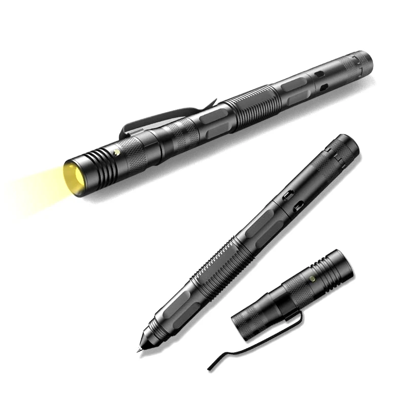 SIVI New Design 9-in-1 Aluminum Alloy Multitool Survival Self Defense Glass Breaker Emergency Whistle Tactical Pen