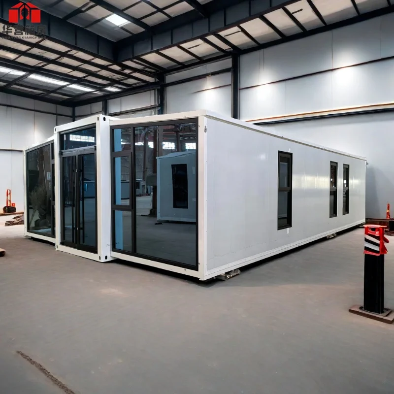 High Quality 40ft Expandable Steel Structure Container House with 2 Bedrooms Movable Home Shop Use Direct Sale China Supplier