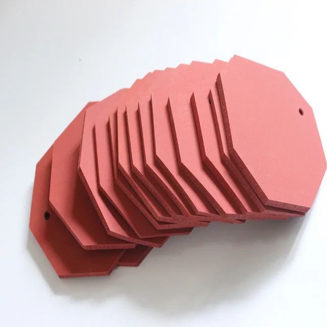 Smooth fire retardant low density anti-uv aging resistance foam silicone sponge film