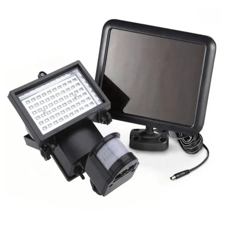 60LED solar street lamp Outdoor solar lamp Waterproof motion sensor Garden yard safety lighting