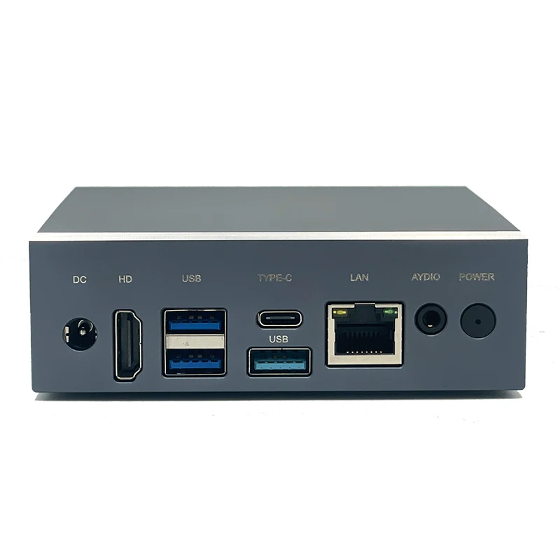 Китайский производитель безвентиляторный win 11 промышленный ПК i7 n100 Промышленный контроль nuc mini pc ry-zen 9