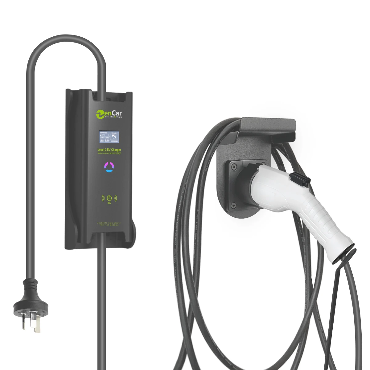 Портативная зарядная станция для электромобилей TUV Zencar Evse 10 А кВт Sae J1772 тип 1 к вилке Австралии зарядная станция для электромобилей зарядное устройство для электромобилей