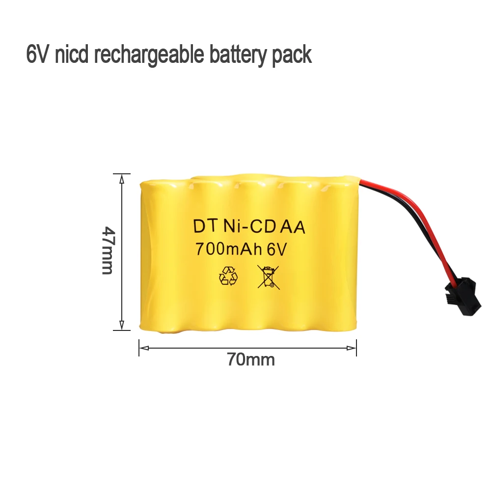 CROWN R Nickel-Cadmium Battery AA AAA Battery pack 300mAh 6V rechargeable nickel-cadmium battery