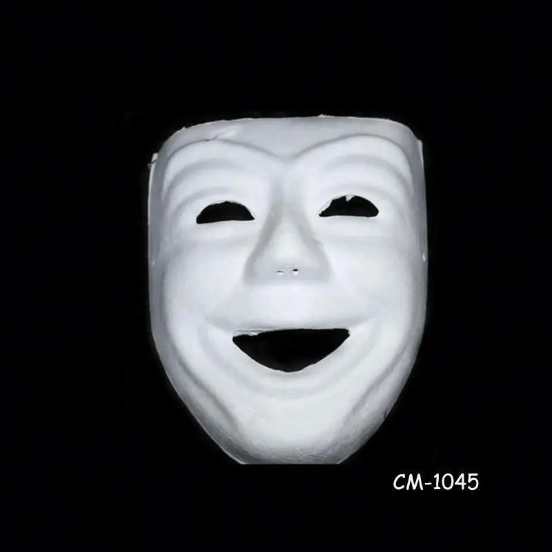 Party CM-1045 Face Mask Wholesale White Halloween Paper for Decoration