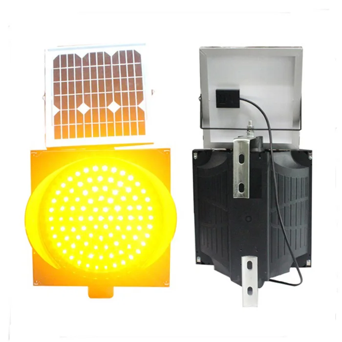 Hot Selling Solar Powered Warning Sign LED Traffic Warning Lights for Traffic Safety