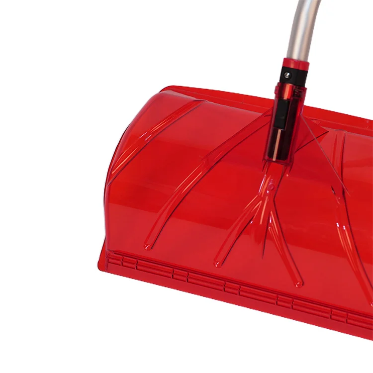 
Plastic Snow Shovel Snow removal Snow Pusher with Aluminum handle and D grip Suitable for Driveway or Pavement Clearing 17IN 