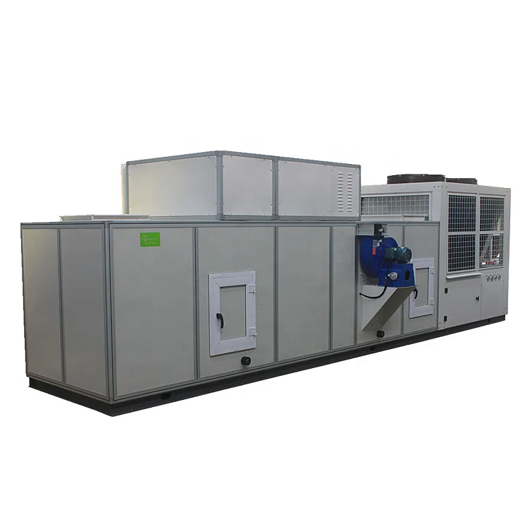 Great performance air cooling system industrial T3 rooftop packaged unit 50hp rotor cleaning AHU with great price