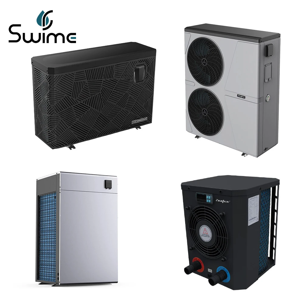 New style full dc inverter swimming pool heat pump heating and cooling pool chiller for swimming pool