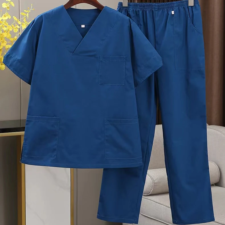 unisex male medical hospital doctor nurse scrubs uniform