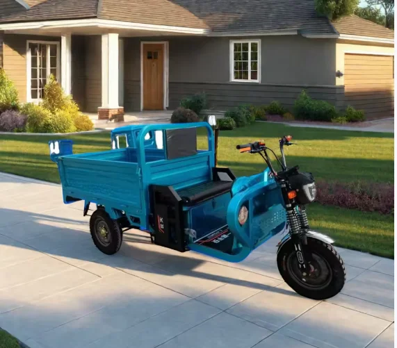 1.5m double light delivery freight Express Rural farm freight transport three-wheeled electric motorcycle