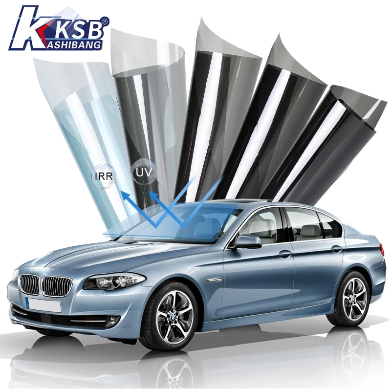 IR series Thermal Insulation 2 mil Pure Nano Ceramic Carbon Tinted Film Solar Car Window Tint Film rollos polarizado para carro