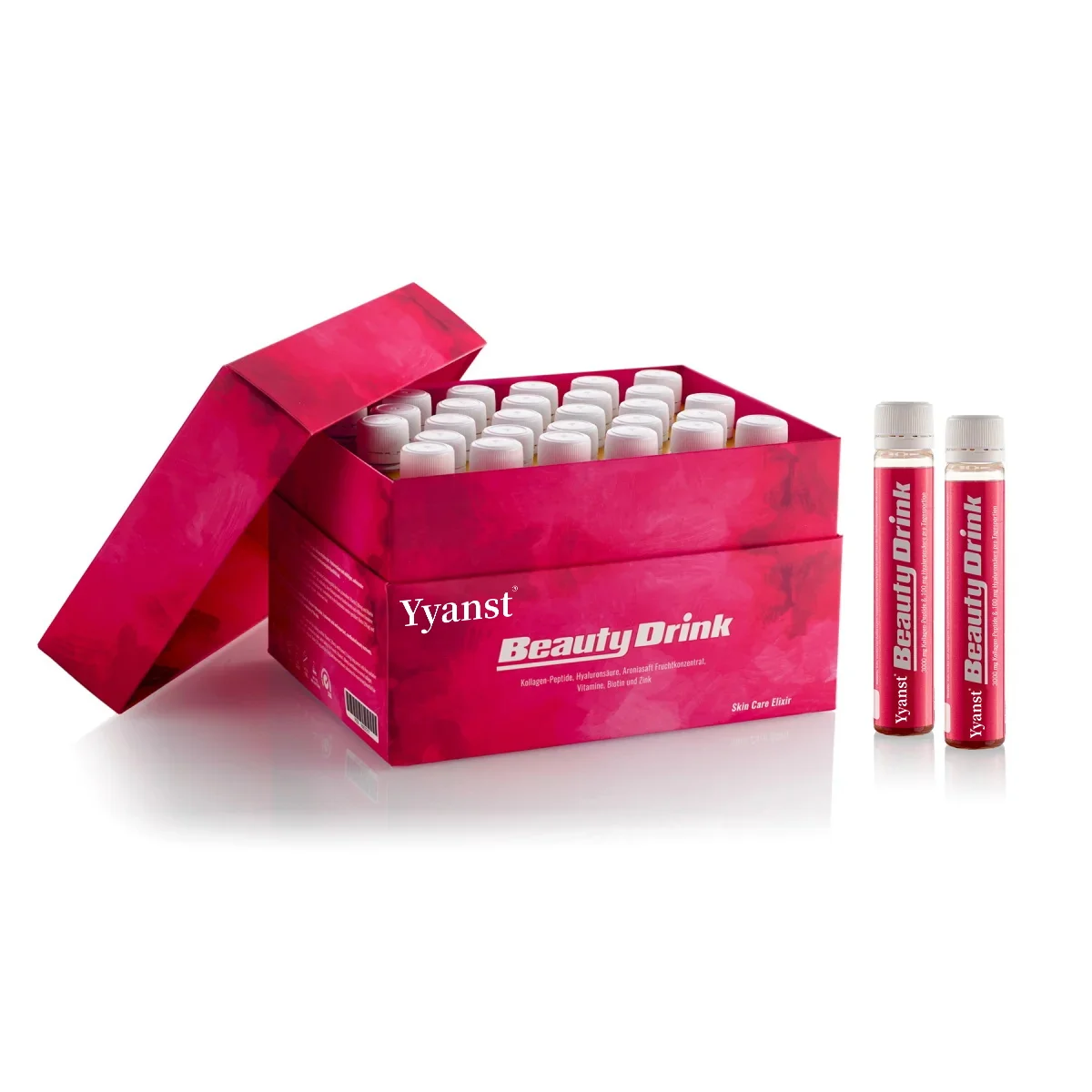 Private Label Multivitamins Marine Collagen Oral Liquid Drink Beauty Glow Crystal White Skin Brightening Collagen Peptide Drink
