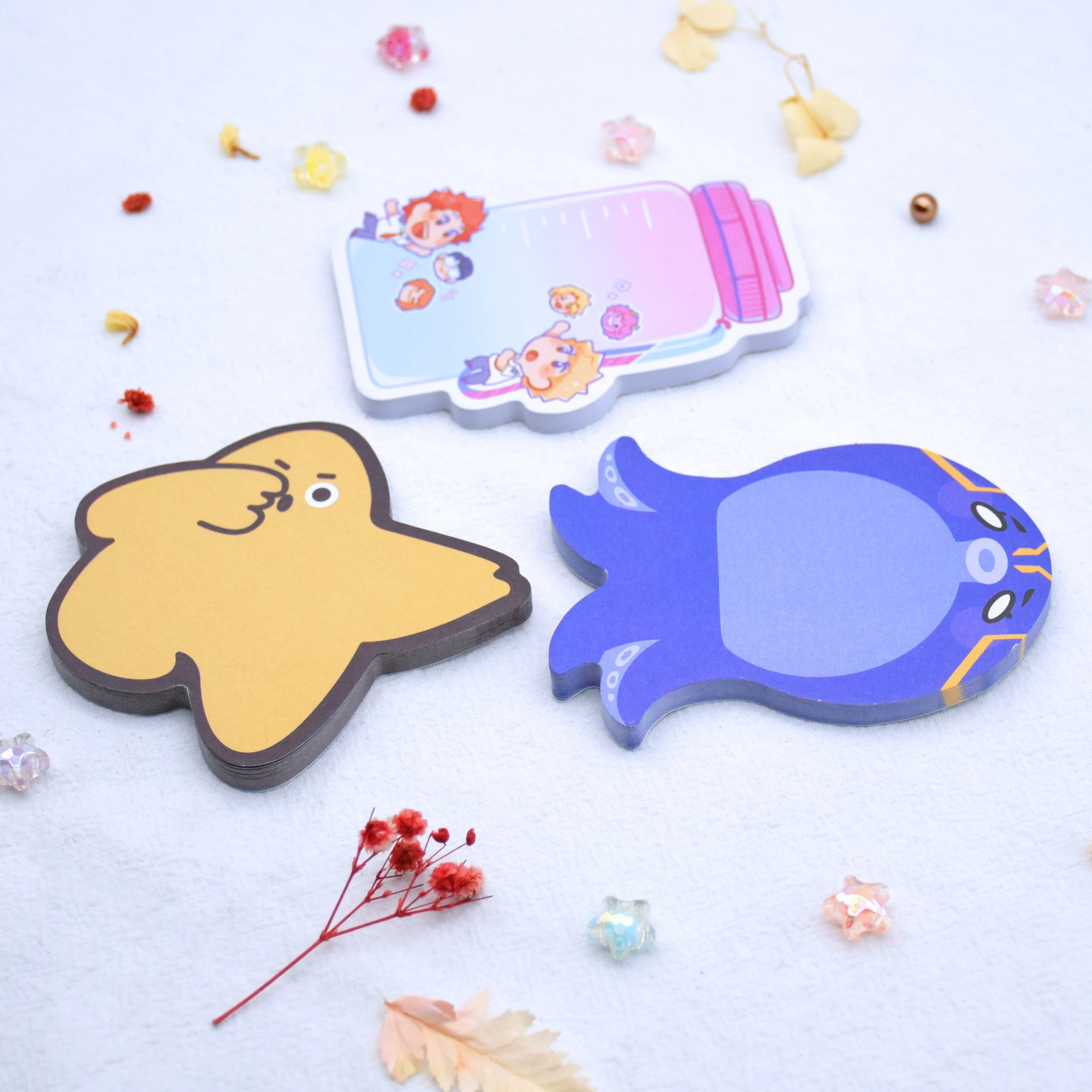 Memo pad Sticky note die cut cute  Logo Strong Letter   Large Low Price Foil Washi Tape