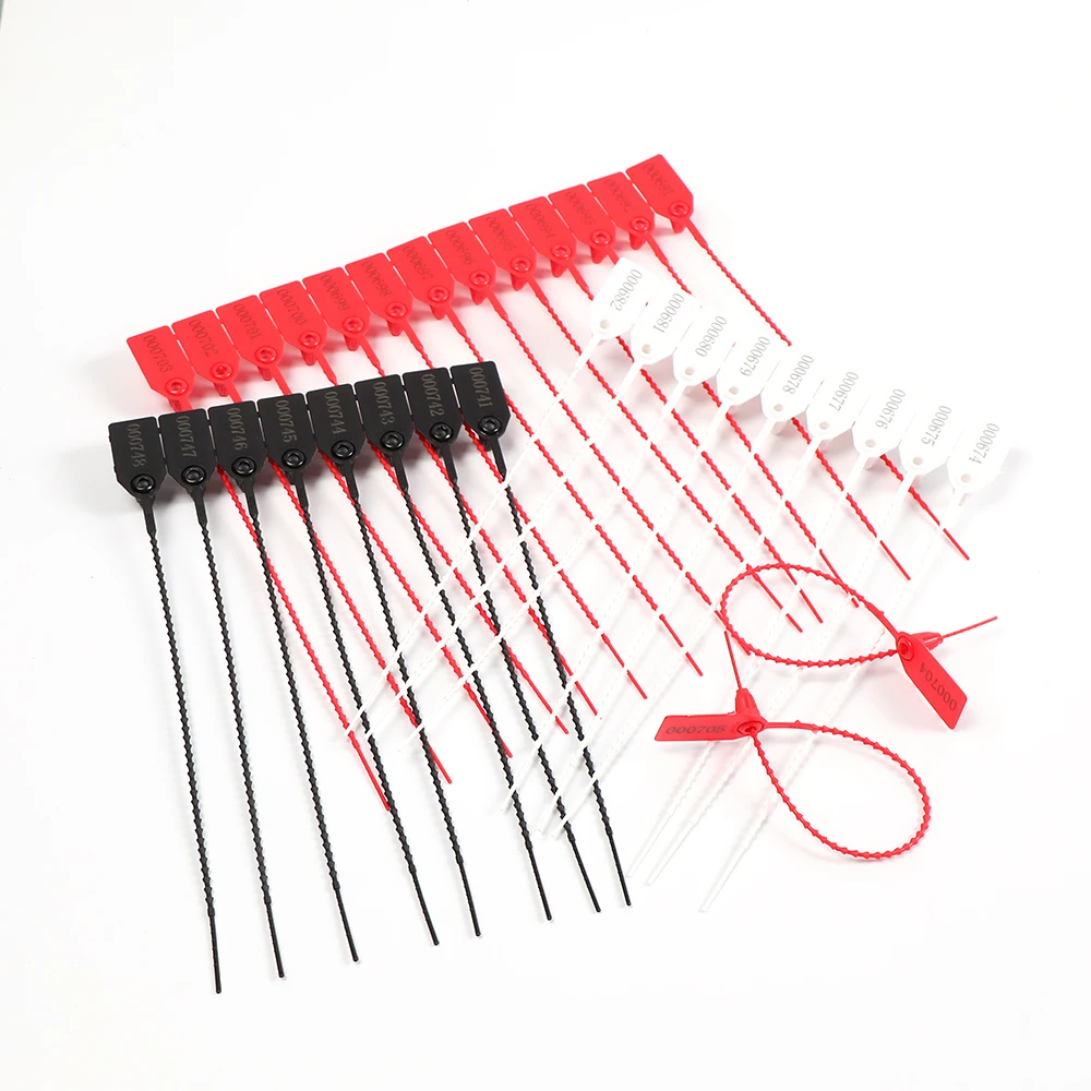 Disposable plastic seal clothes shoes anti-change bag anti-theft anti-counterfeit buckle anti-return tag lock label tie