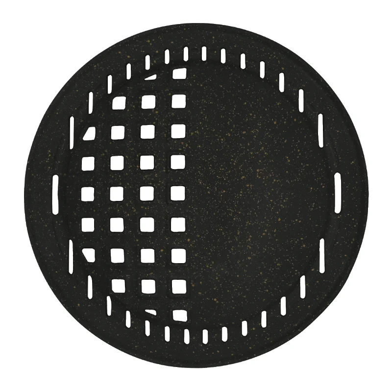 Commercial Restaurant Kitchen Round Barbecue Non-stick Korean Stainless Steel Bbq Grill Pan