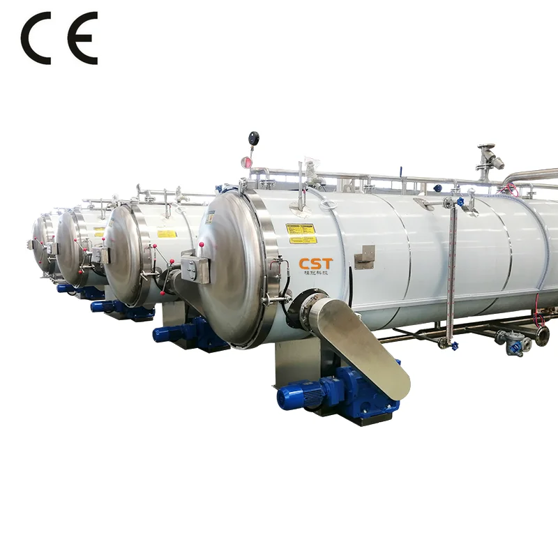1200# CST steam heating  industrial canning retorts for tuna