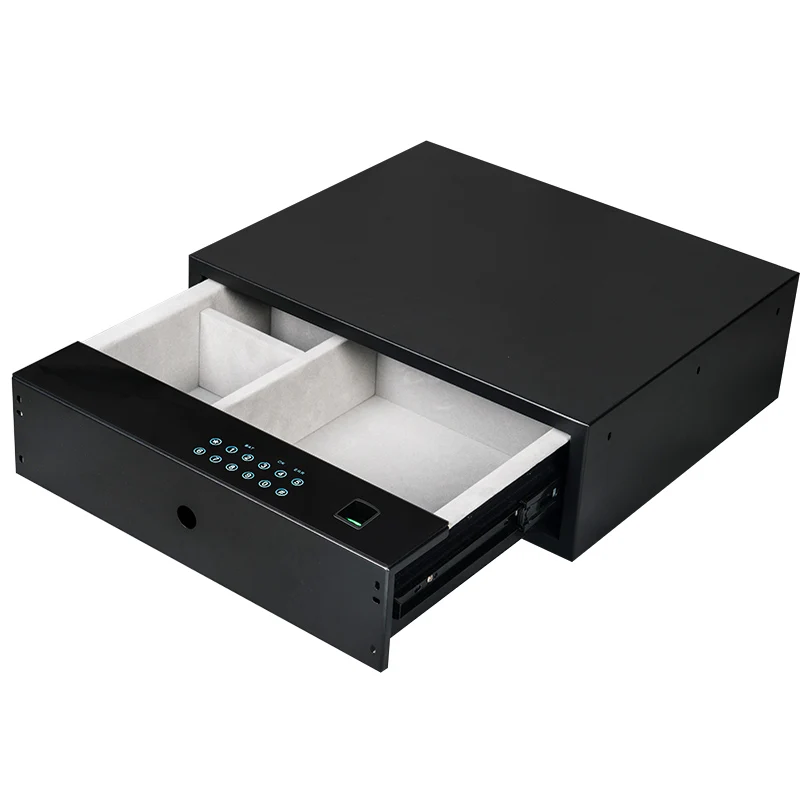 Smart digital fingerprint password unlock Safe Box Drawer Security money safe box
